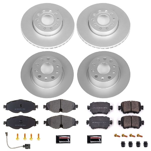 2015-2021 Volkswagen Golf Disc Brake Kit - Front and Rear (Powerstop)