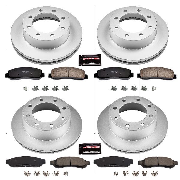 2010-2011 Ford F-350 Super Duty Disc Brake Kit - Front and Rear (Powerstop)