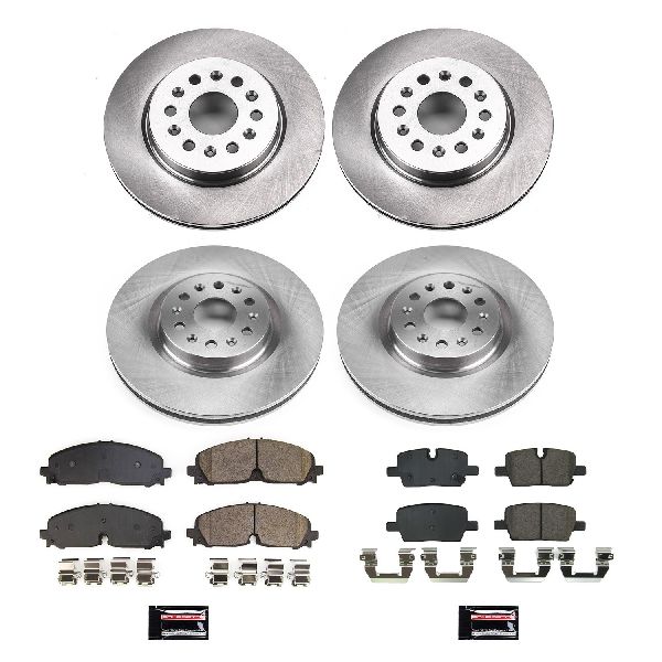 2021-2022 Cadillac XT5 Disc Brake Kit - Front and Rear (Powerstop)