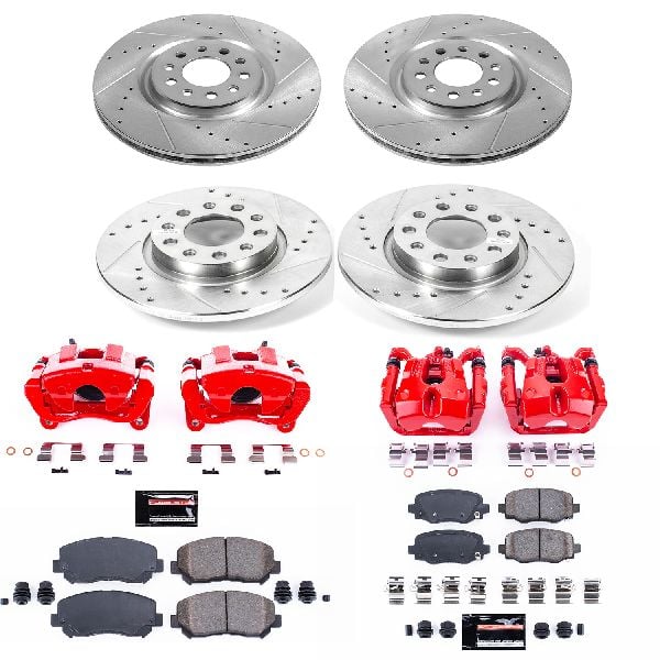 2014-2020 Jeep Cherokee Disc Brake Kit - Front and Rear (Powerstop)