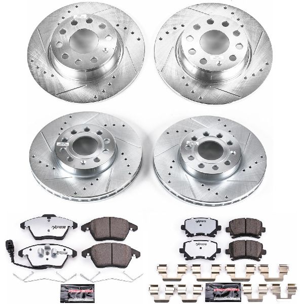 2010 Volkswagen Golf Disc Brake Kit - Front and Rear (Powerstop)