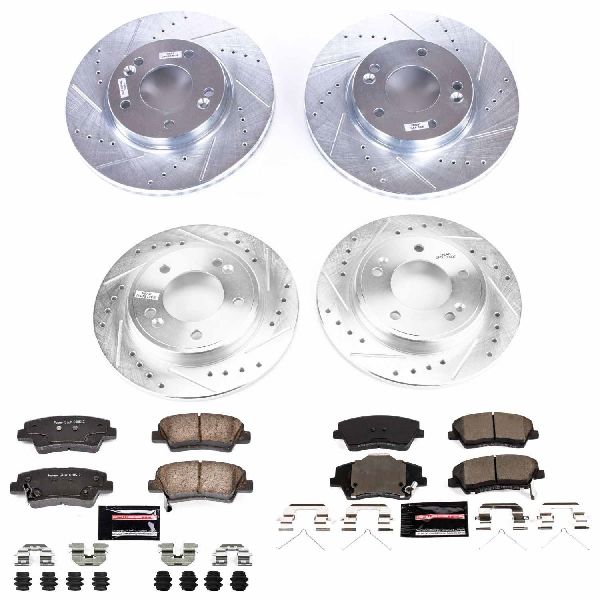 2019 Hyundai Elantra Disc Brake Kit - Front and Rear (Powerstop)