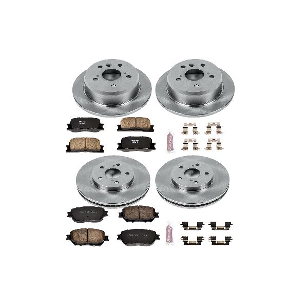 2002-2004 Toyota Camry Disc Brake Kit - Front and Rear (Powerstop)