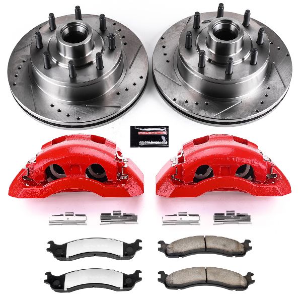 1999-2002 Ford E-350 Econoline Club Wagon Disc Brake Kit - Front (Powerstop)