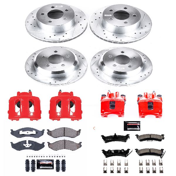 1995-1998 Jeep Grand Cherokee Disc Brake Kit - Front and Rear (Powerstop)