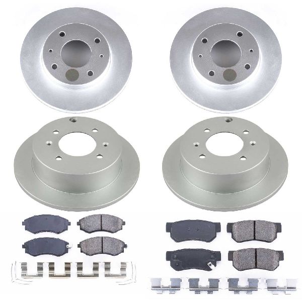 2002-2003 Hyundai Sonata Disc Brake Kit - Front and Rear (Powerstop)