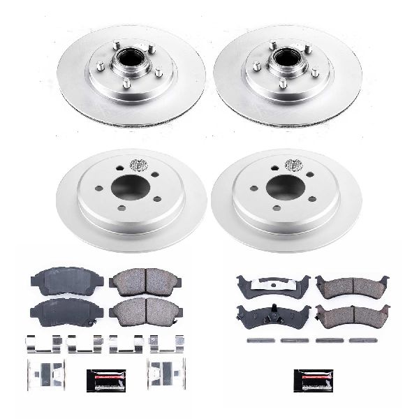1997-2001 Mercury Mountaineer Disc Brake Kit - Front and Rear (Powerstop)
