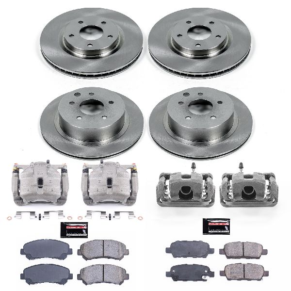 2014-2015 Nissan Rogue Select Disc Brake Kit - Front and Rear (Powerstop)