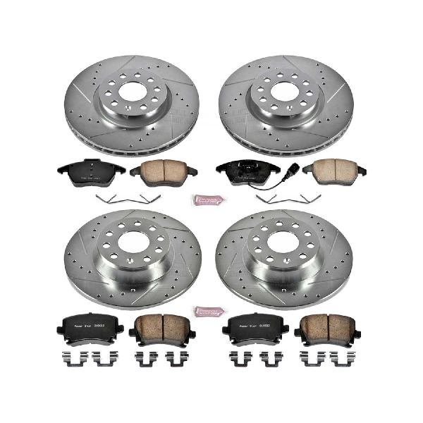 2006-2009 Audi A3 Disc Brake Kit - Front and Rear (Powerstop)