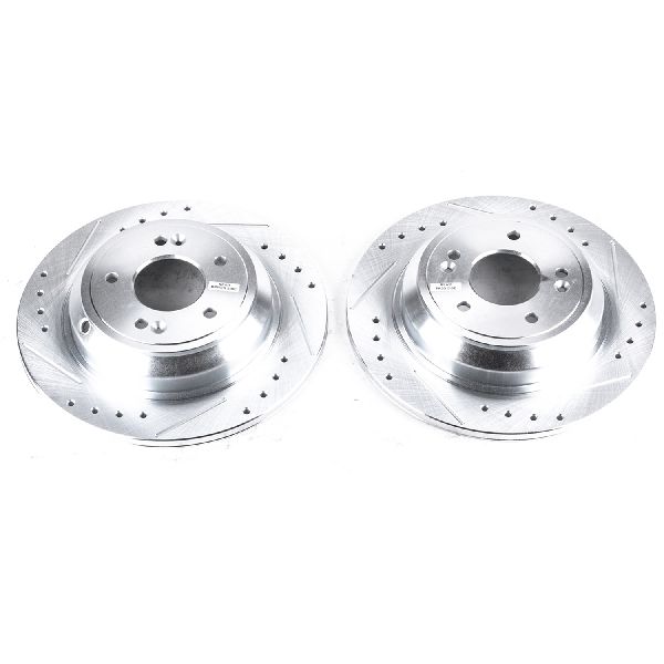 2017-2020 Genesis G80 Disc Brake Rotor Set - Rear (Powerstop)