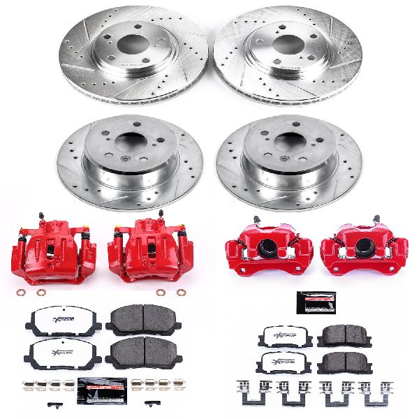2001-2003 Toyota Highlander Disc Brake Kit - Front and Rear (Powerstop)