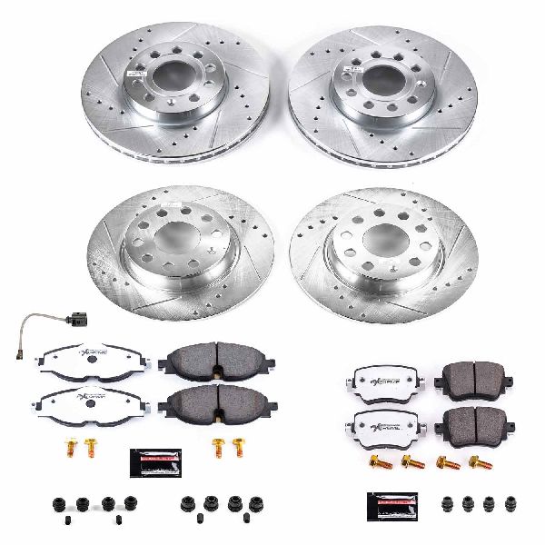 2015-2021 Volkswagen Golf Disc Brake Kit - Front and Rear (Powerstop)