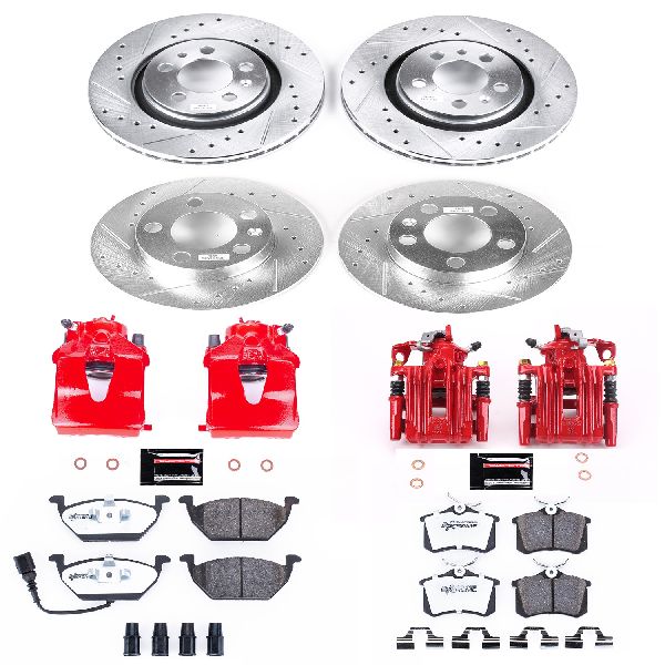 2000 Volkswagen Jetta Disc Brake Kit - Front and Rear (Powerstop)
