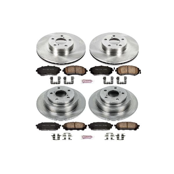 2005-2006 Saab 9-2X Disc Brake Kit - Front and Rear (Powerstop)