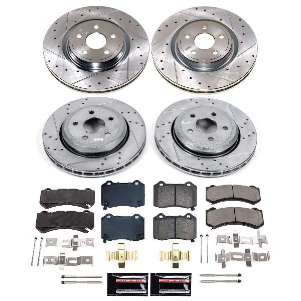 2021-2024 Dodge Durango Disc Brake Kit - Front and Rear (Powerstop)