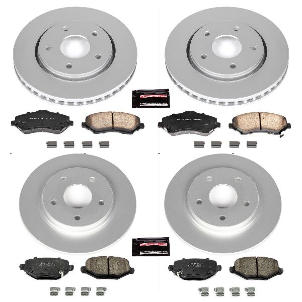 2012-2016 Dodge Grand Caravan Disc Brake Kit - Front and Rear (Powerstop)