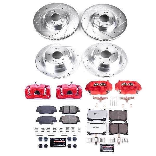 2009 Hyundai Genesis Disc Brake Kit - Front and Rear (Powerstop)