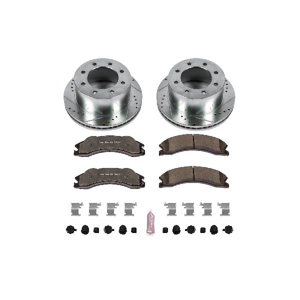 2011-2019 Chevrolet Silverado 3500 HD Disc Brake Kit - Rear (Powerstop)