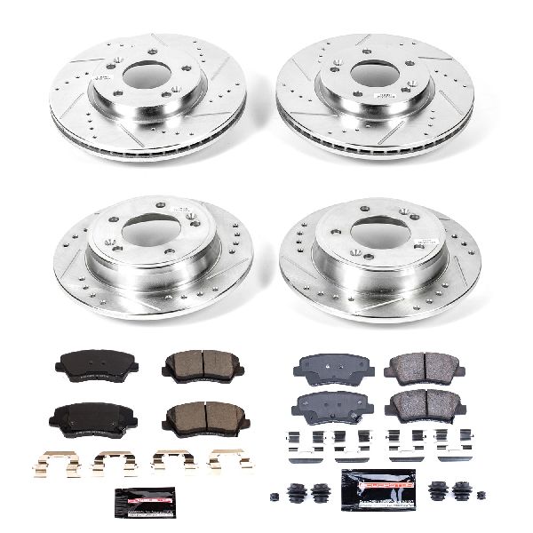 2017 Hyundai Veloster Disc Brake Kit - Front and Rear (Powerstop)
