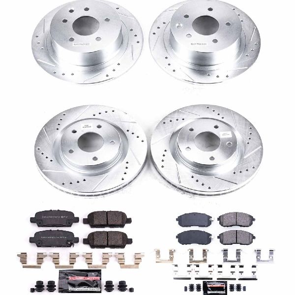 2019 Nissan Sentra Disc Brake Kit - Front and Rear (Powerstop)