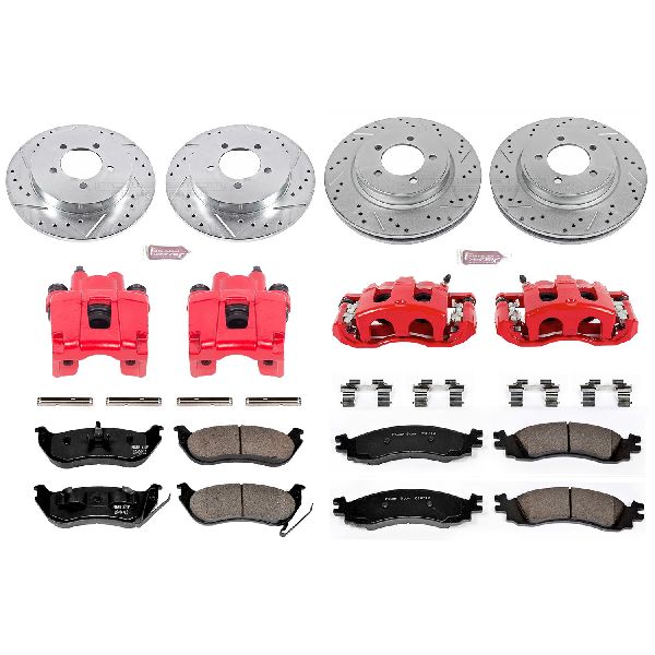 2007-2010 Mercury Mountaineer Disc Brake Kit - Front and Rear (Powerstop)