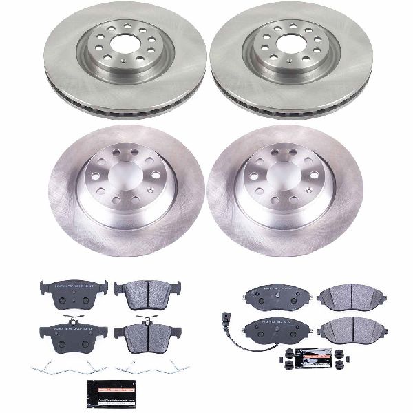 2019-2020 Volkswagen Jetta Disc Brake Kit - Front and Rear (Powerstop)