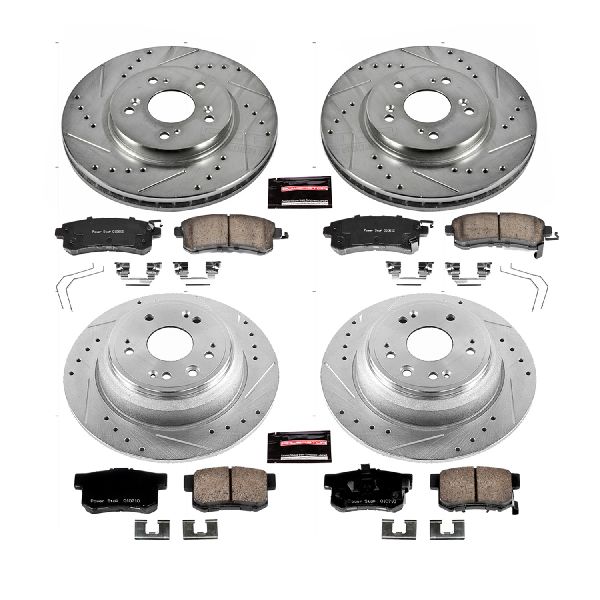 2012-2015 Honda Crosstour Disc Brake Kit - Front and Rear (Powerstop)