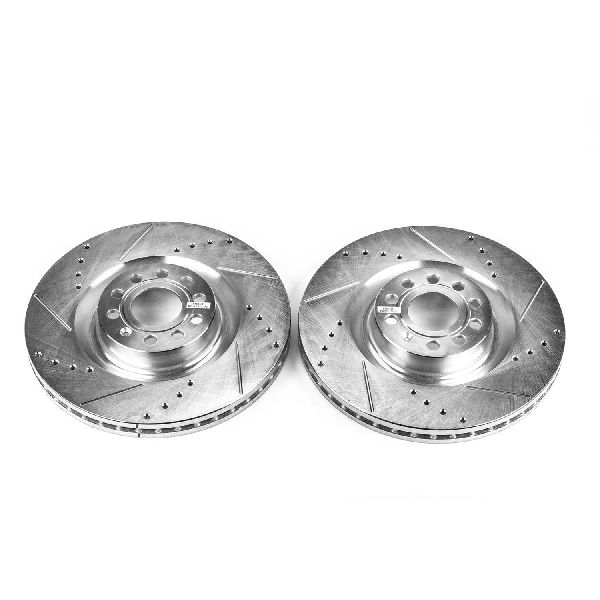2009-2012 Volkswagen CC Disc Brake Rotor Set - Front (Powerstop)