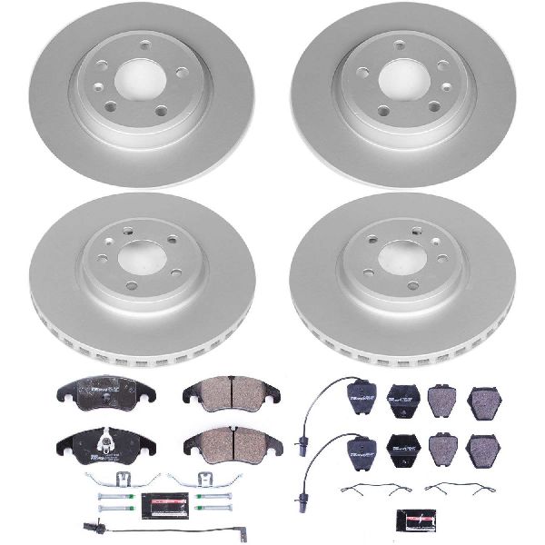2009-2011 Audi A4 Disc Brake Kit - Front and Rear (Powerstop)
