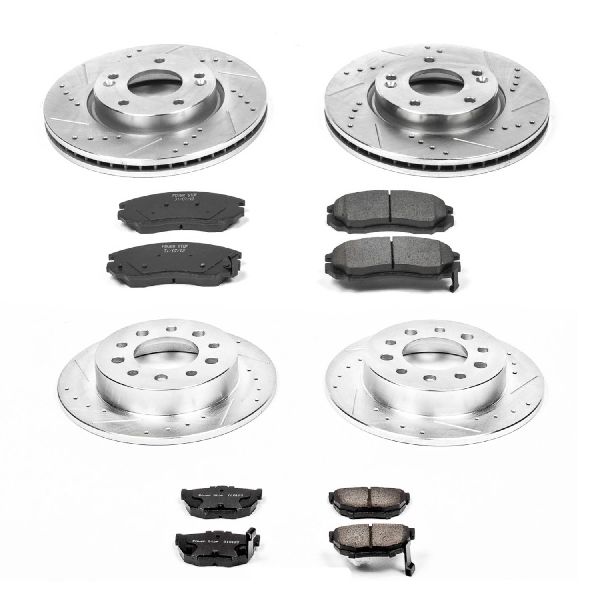 2004-2006 Hyundai Tiburon Disc Brake Kit - Front and Rear (Powerstop)
