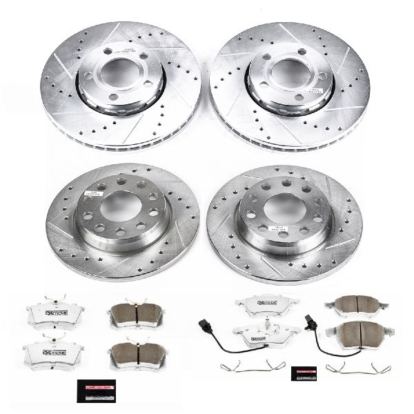 2004-2006 Audi A4 Quattro Disc Brake Kit - Front and Rear (Powerstop)