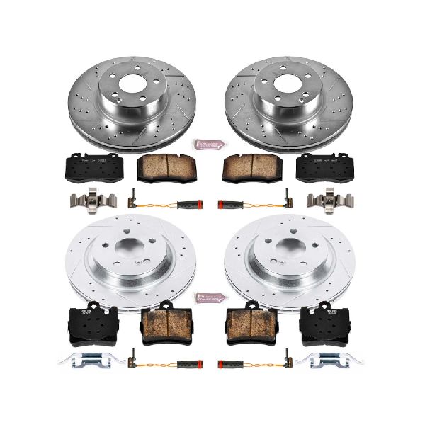 2002-2003 Mercedes-Benz S500 Disc Brake Kit - Front and Rear (Powerstop)
