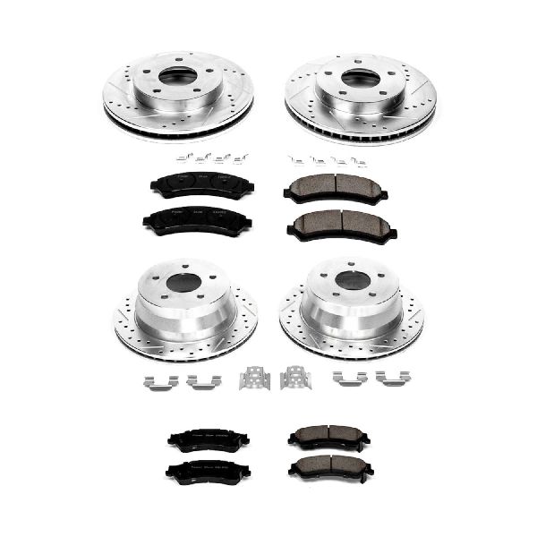 1997-2001 Oldsmobile Bravada Disc Brake Kit - Front and Rear (Powerstop)