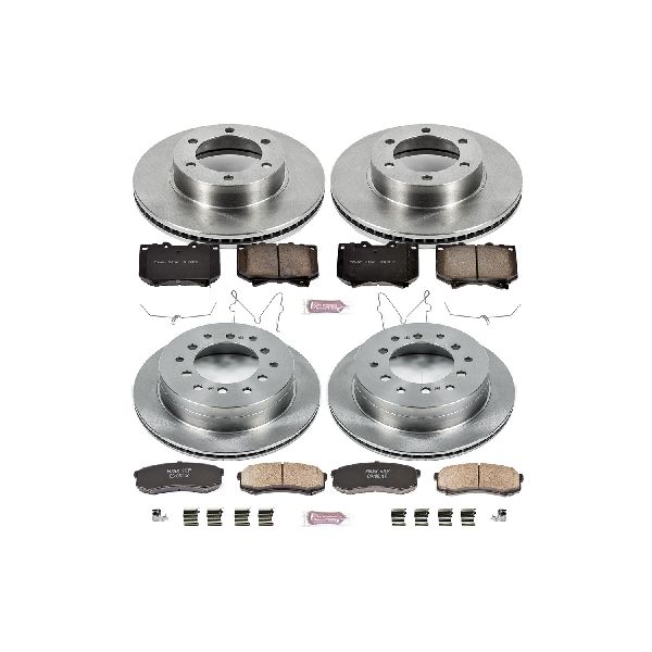 2001-2002 Toyota Sequoia Disc Brake Kit - Front and Rear (Powerstop)