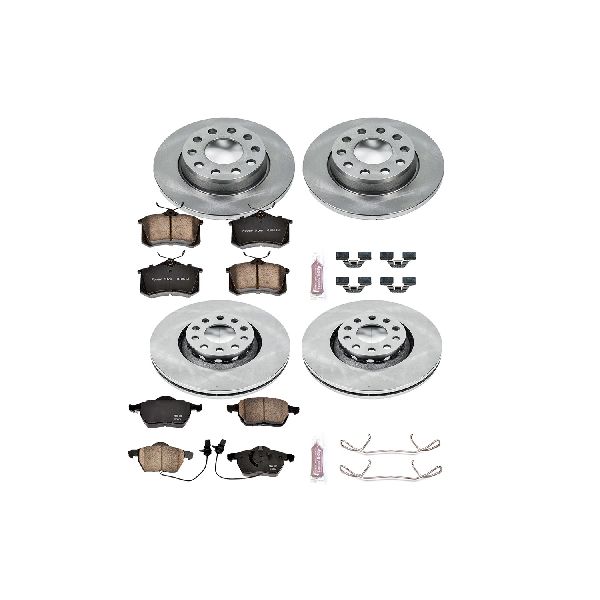 2002-2006 Audi A4 Disc Brake Kit - Front and Rear (Powerstop)