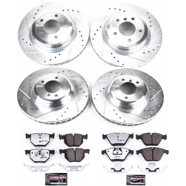 2011-2012 BMW 335i xDrive Disc Brake Kit - Front and Rear (Powerstop)