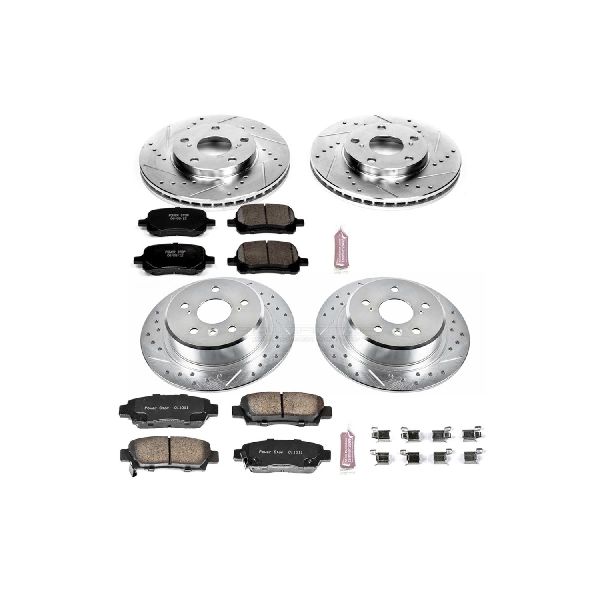 1998-1999 Toyota Avalon Disc Brake Kit - Front and Rear (Powerstop)