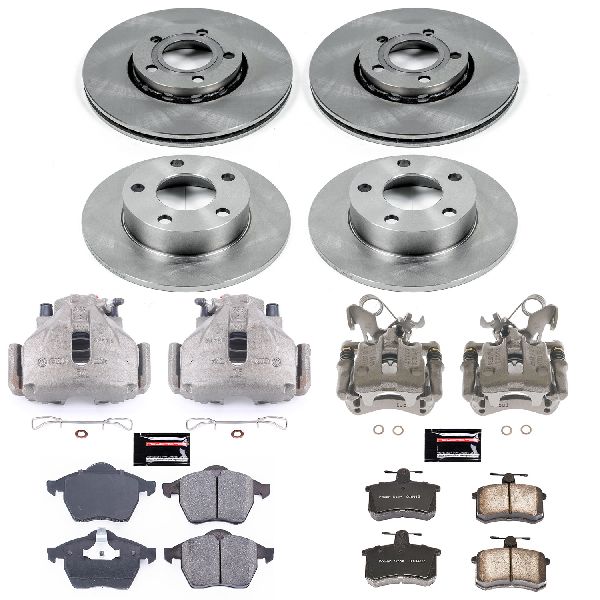 1996-1998 Audi A4 Quattro Disc Brake Kit - Front and Rear (Powerstop)
