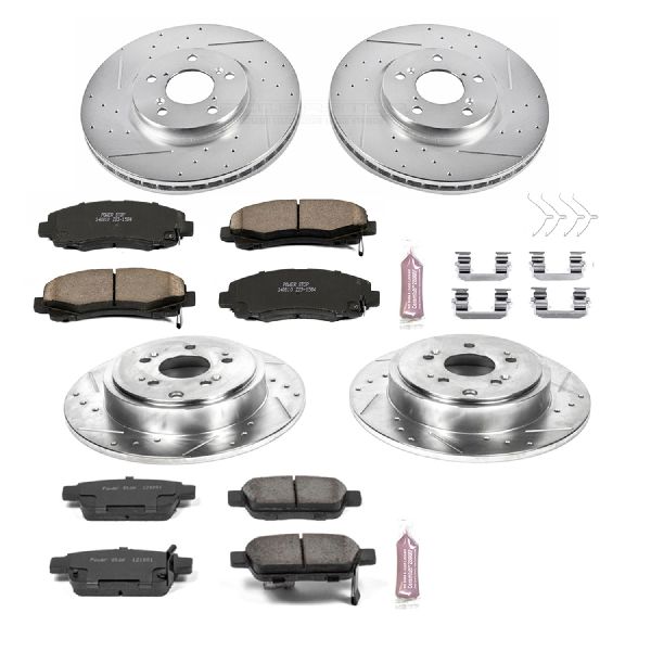 2012-2014 Honda Ridgeline Disc Brake Kit - Front and Rear (Powerstop)