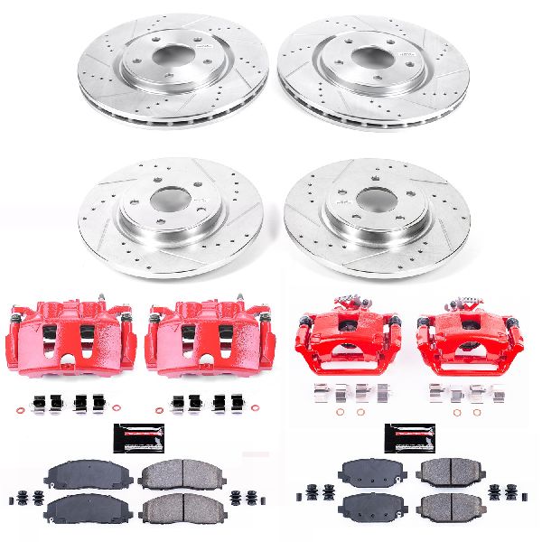 2012-2020 Dodge Grand Caravan Disc Brake Kit - Front and Rear (Powerstop)