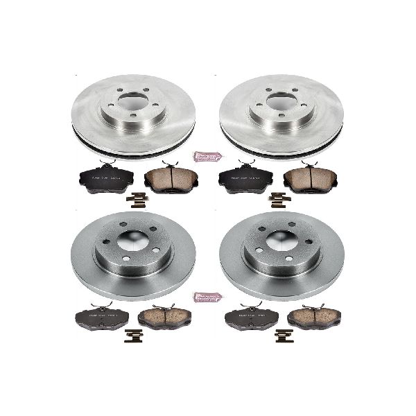 1995-2002 Lincoln Continental Disc Brake Kit - Front and Rear (Powerstop)