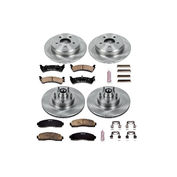 2001-2002 Ford Explorer Sport Disc Brake Kit - Front and Rear (Powerstop)