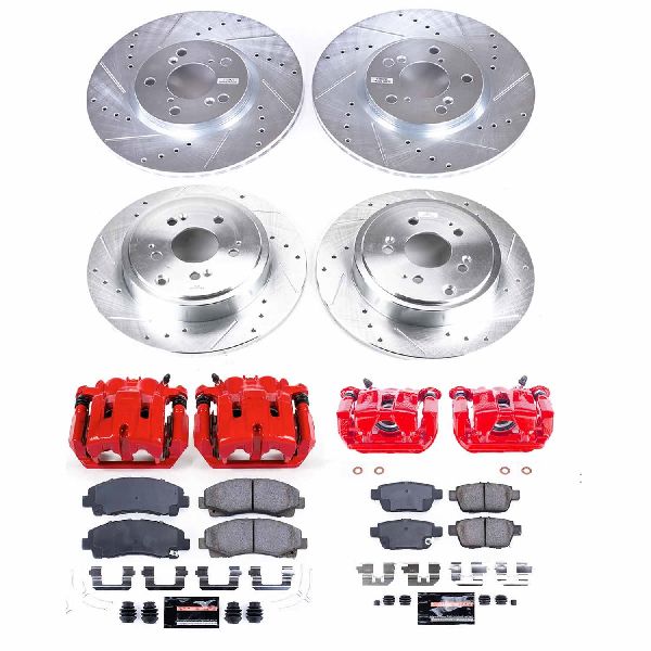 2012-2014 Honda Ridgeline Disc Brake Kit - Front and Rear (Powerstop)