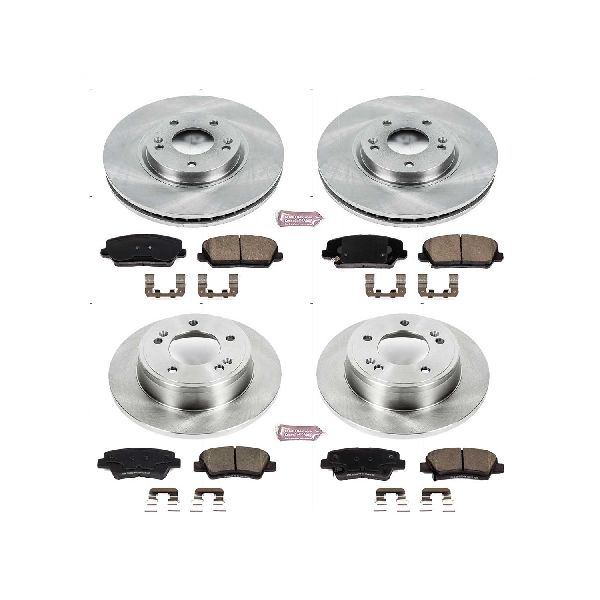 2017 Hyundai Veloster Disc Brake Kit - Front and Rear (Powerstop)