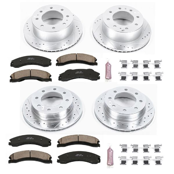2012-2014 GMC Sierra 2500 HD Disc Brake Kit - Front and Rear (Powerstop)