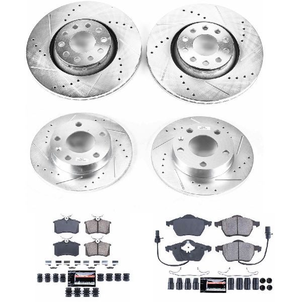 2004-2005 Audi A4 Quattro Disc Brake Kit - Front and Rear (Powerstop)