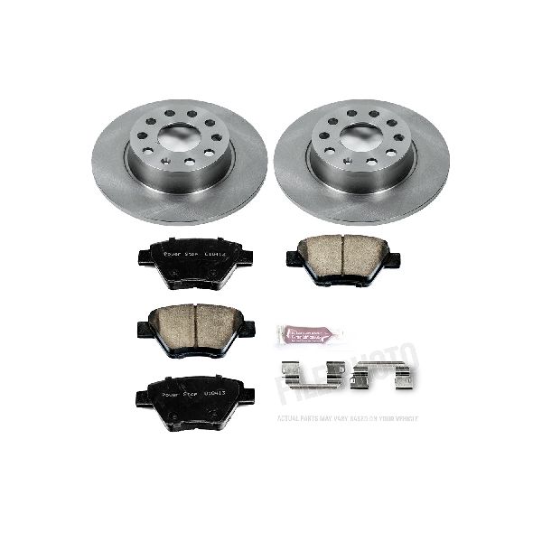 2009-2016 Volkswagen Eos Disc Brake Kit - Rear (Powerstop)