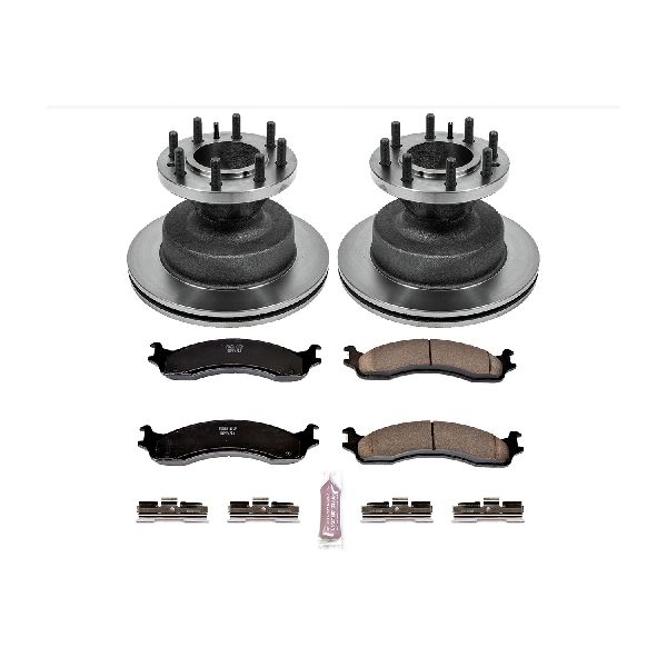 1995-1998 Ford E-350 Econoline Disc Brake Kit - Front (Powerstop)