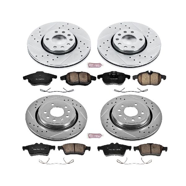 2003-2011 Saab 9-3 Disc Brake Kit - Front and Rear (Powerstop)