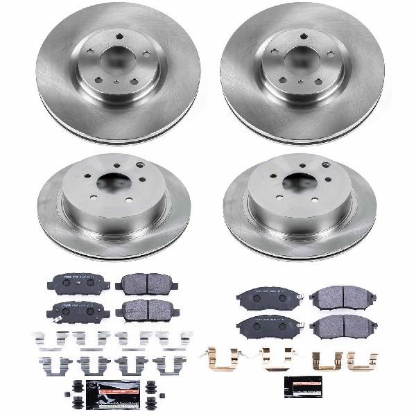 2011-2013 INFINITI M37 Disc Brake Kit - Front and Rear (Powerstop)